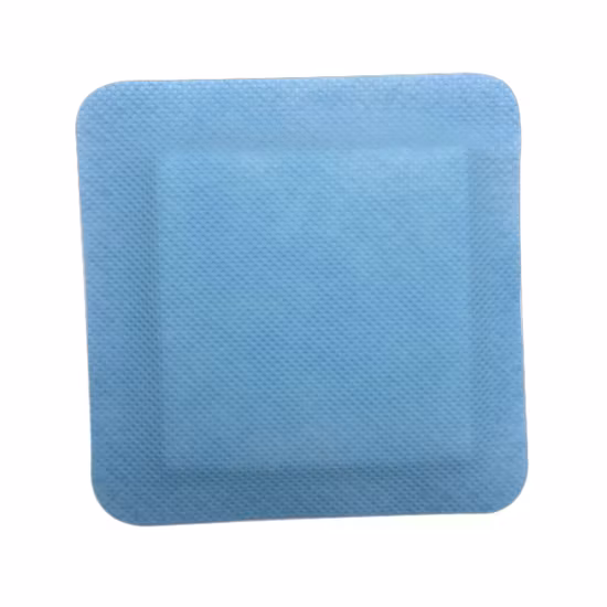 Curativo de cura de feridas macias, autoadesivo, ultra absorvente, sacro hidrocelular, com borda de alta absorção, gel de silicone de espuma