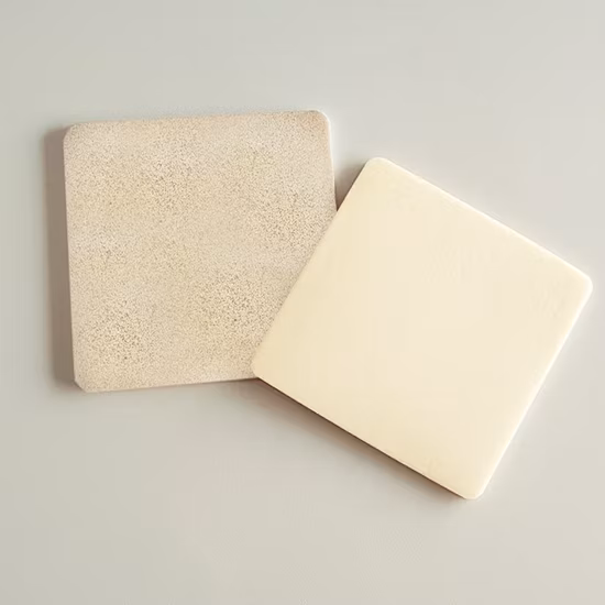 CE 510K Curativo de espuma de prata antibacteriano/antimicrobiano para tratamento de feridas