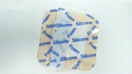 Molho adesivo de espuma de silicone para feridas em ilha de escaras à prova d'água médica Mepilex 15X15